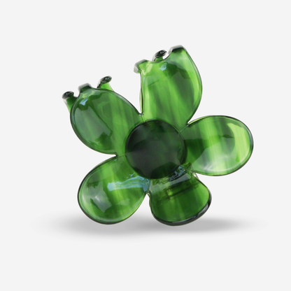 SASSTIE Bloom Haarklammer - FOREST GREEN