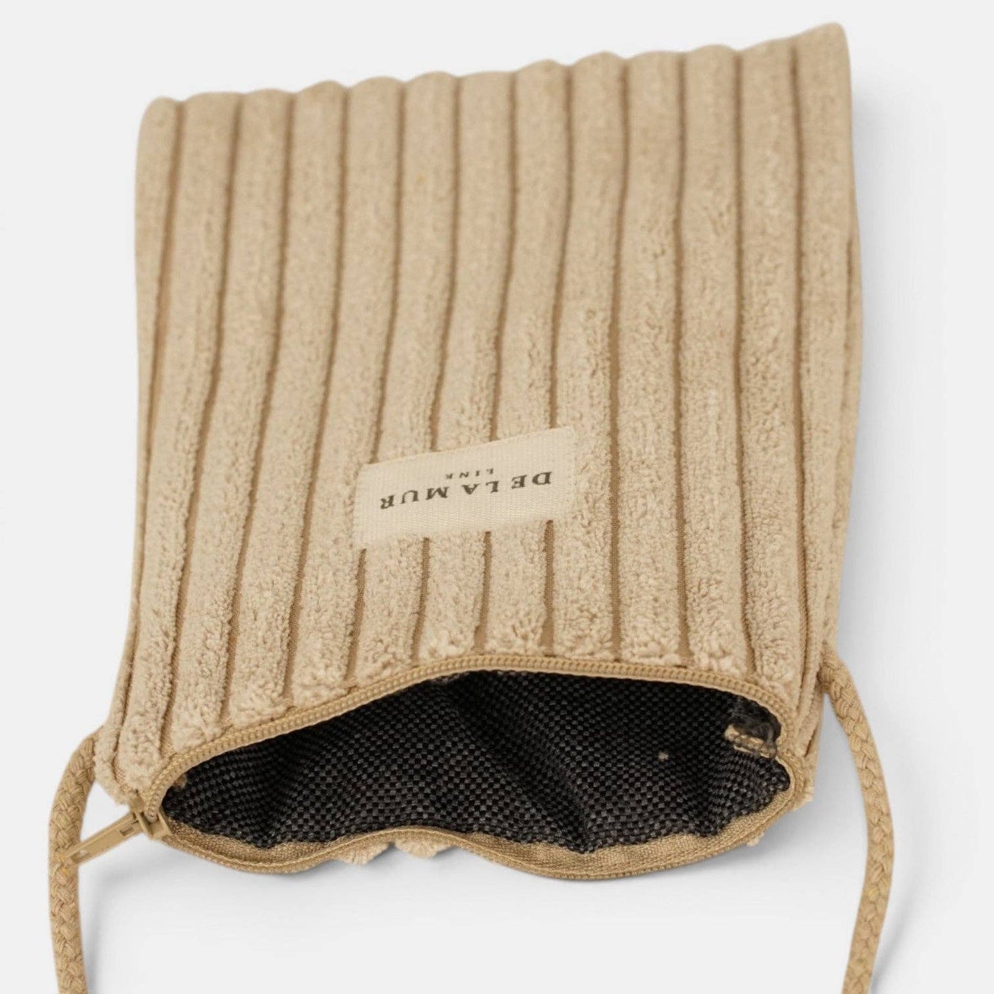La Mur Line Handytasche Moka – Cord Beige