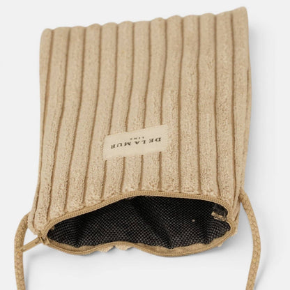 La Mur Line Handytasche Moka – Cord Beige