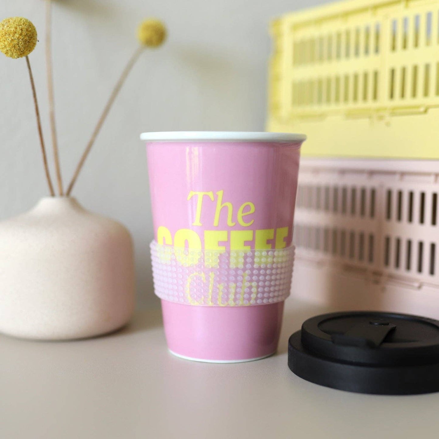 Coffee-to-go-Becher The Coffee Club – Rosa