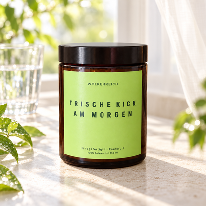Duftkerze Zen Garden – Lemongrass, Ingwer & Zedernholz