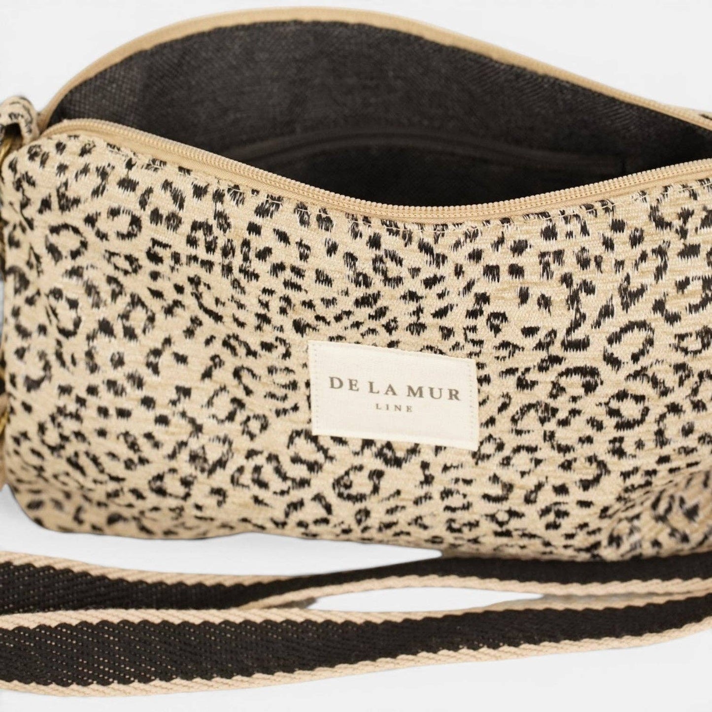 De La Mur Line Clutch KOTO – Leo Beige/Schwarz