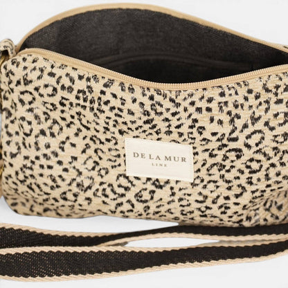 De La Mur Line Clutch KOTO – Leo Beige/Schwarz