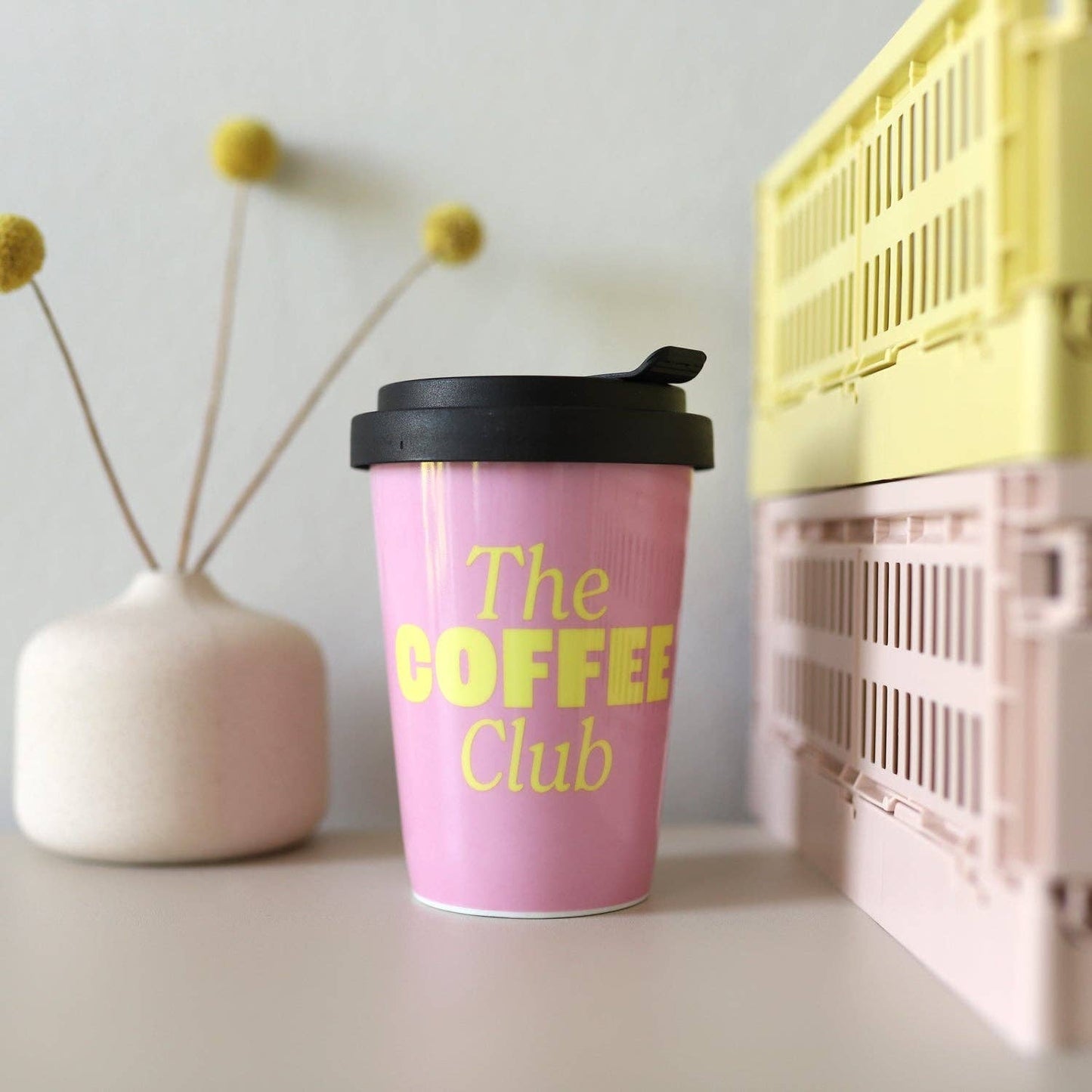 Coffee-to-go-Becher The Coffee Club – Rosa