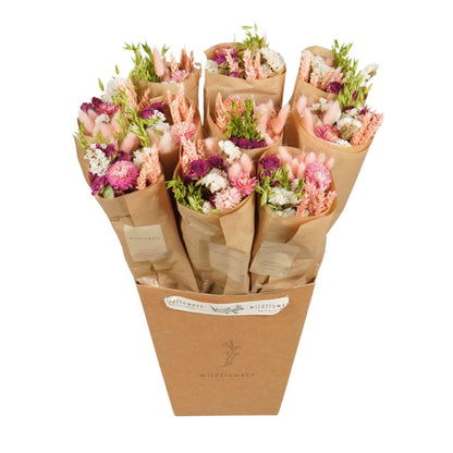 Trockenblumenstrauß Pink Joy – 50 cm