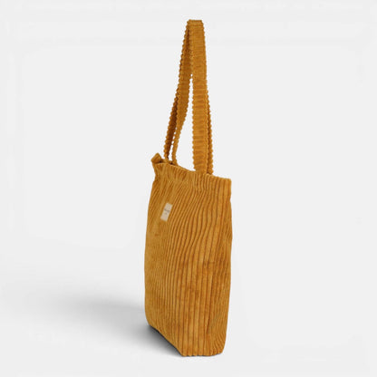 La Mur Line Tote Bag Maiz – Cord Senfgelb