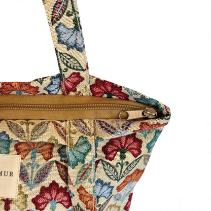 De La Mur Line Tote Bag FLORA – Blumenmuster