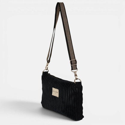 De La Mur Line Clutch CURLY – Schwarz