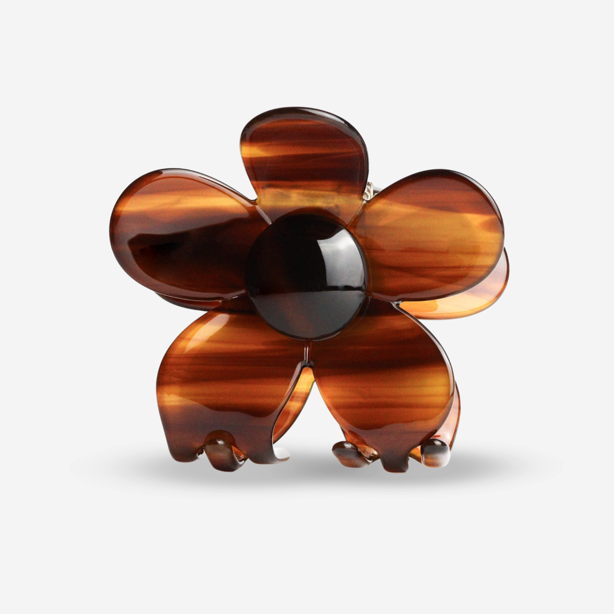 SASSTIE Bloom Haarklammer - FALL BROWN