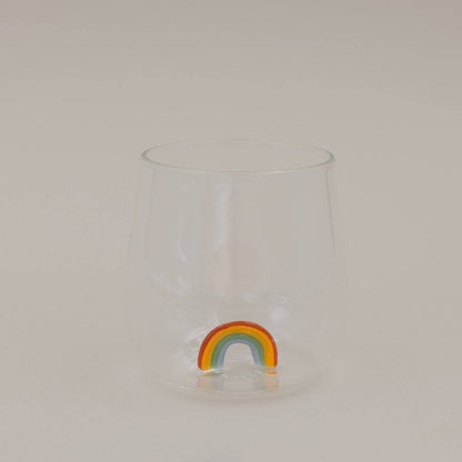 Trinkglas Regenbogenfigur