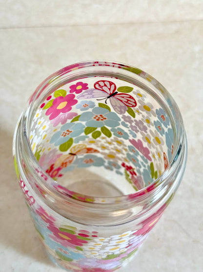 Glasbecher 550 ml – Flowers