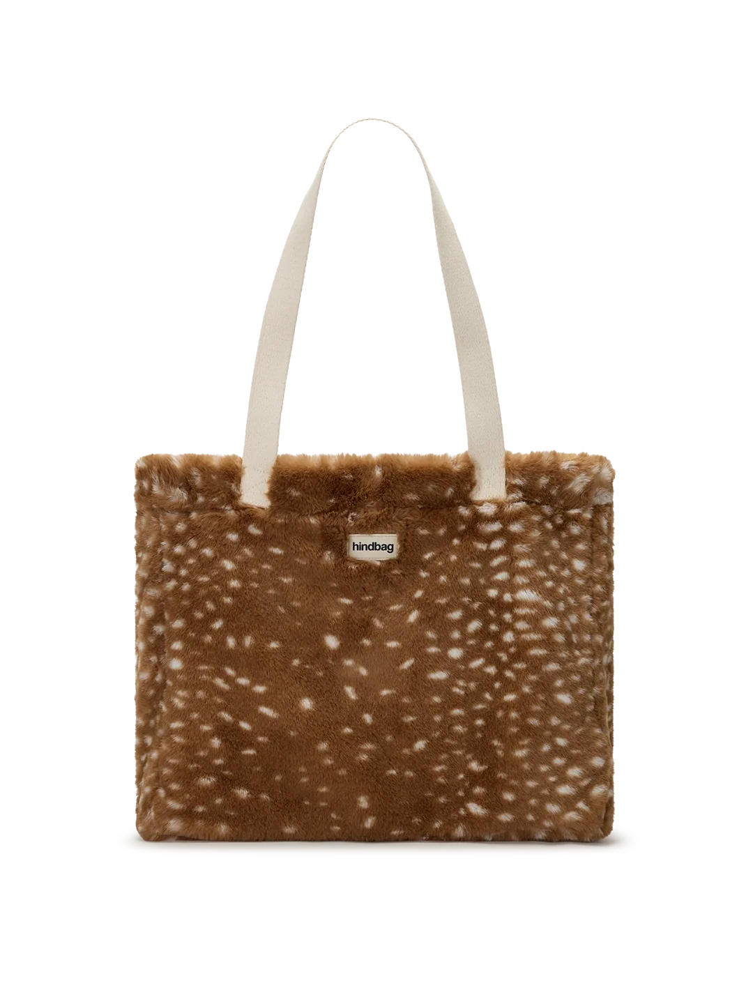 Hindbag Shopper Claude Kunstfell – Rehkitz