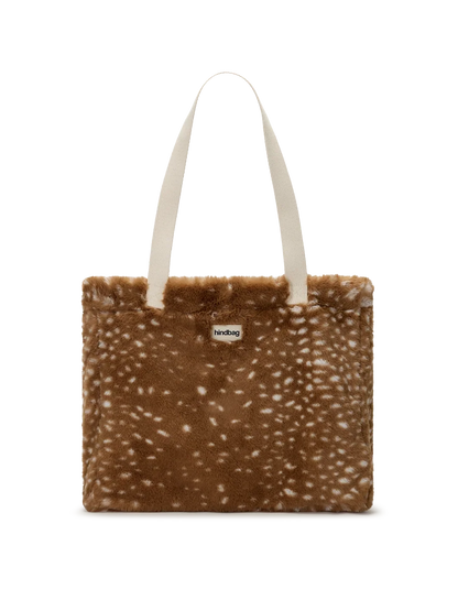 Hindbag Shopper Claude Kunstfell – Rehkitz