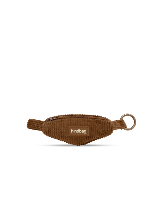 Hindbag Côme Schlüsselanhänger aus Cord – Macchiato