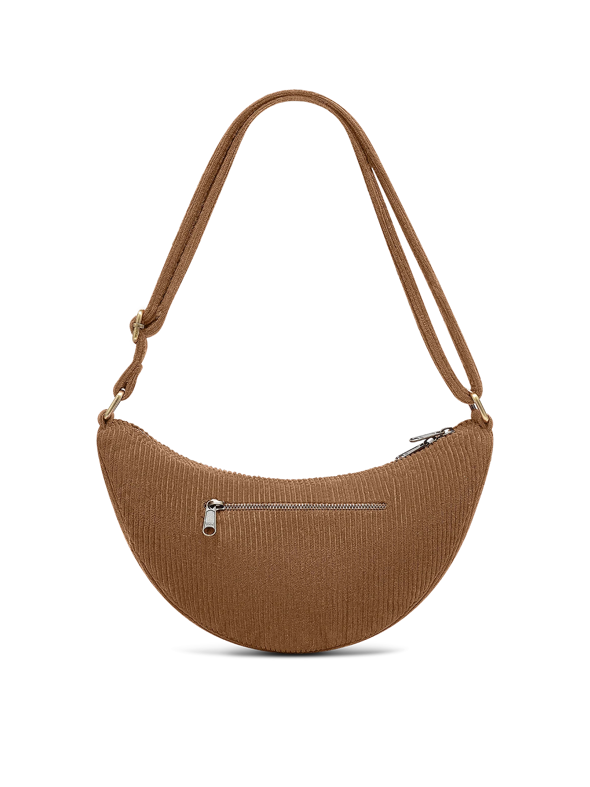 Hindbag Halbmondtasche Andrea Cord – Macchiato