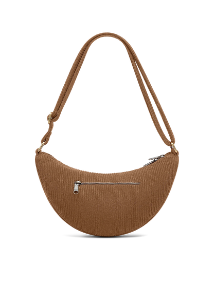 Hindbag Halbmondtasche Andrea Cord – Macchiato