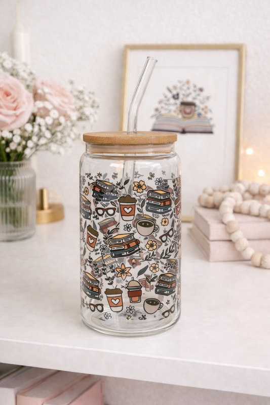 Glasbecher 550 ml – Bookish