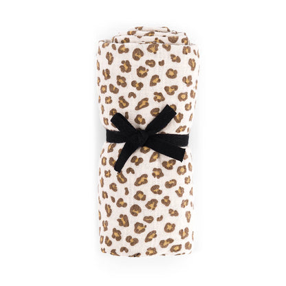Rose in April Schal BIANCA – Mini Leopard Greige