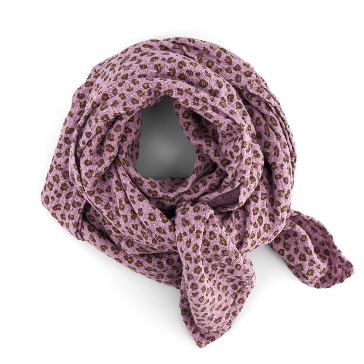 Rose in April Schal BIANCA – Mini Leopard Lilac