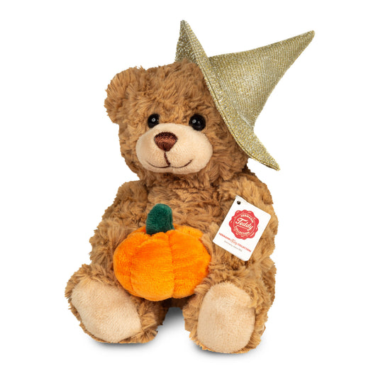 Teddy Hermann Halloween-Teddy mit Kürbis