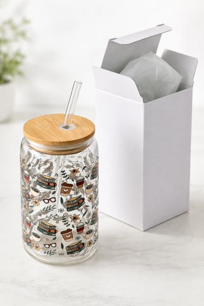 Glasbecher 550 ml – Bookish