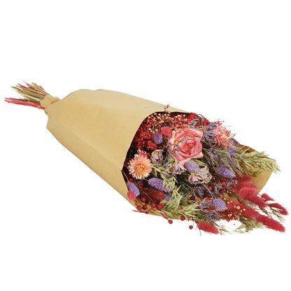 Trockenblumenstrauß Red Romance – 35 cm