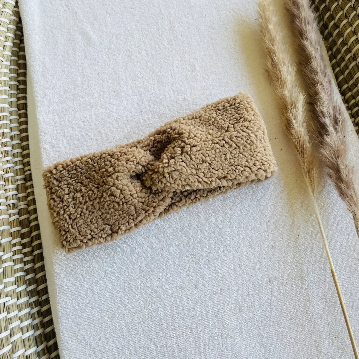Stirnband Beige: M (Kleinkind)