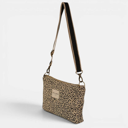 De La Mur Line Clutch KOTO – Leo Beige/Schwarz