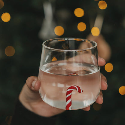 Eulenschnitt Figurglas Zuckerstange