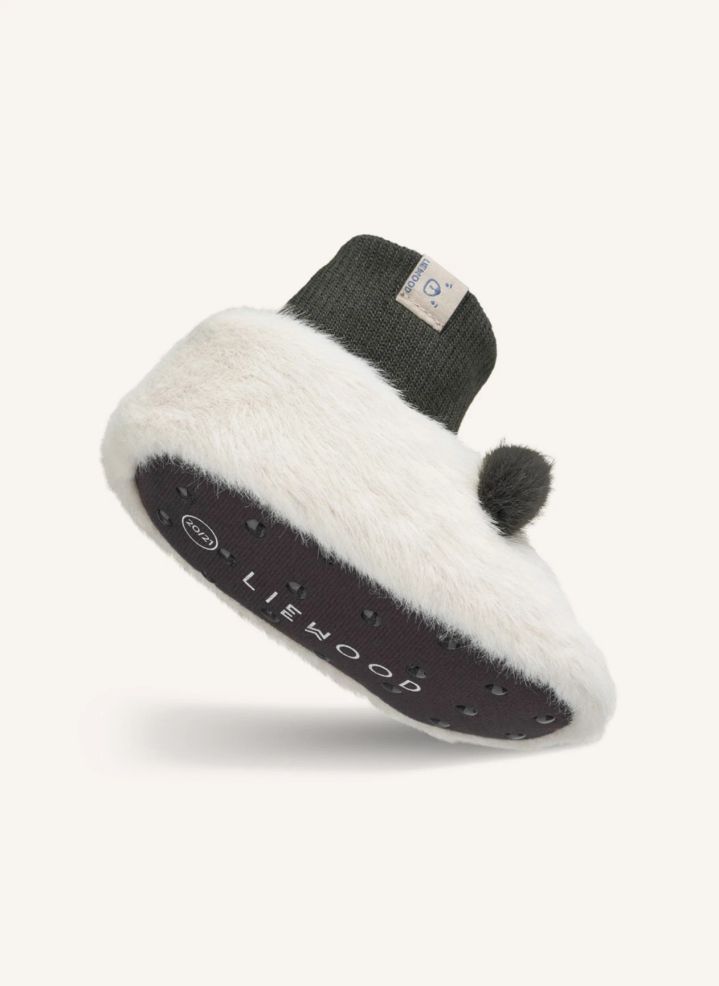LIEWOOD Beth Panda Hausschuhe – Weiß
