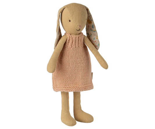 Hase, Größe 1 – Cremegelb, Gestricktes Kleid