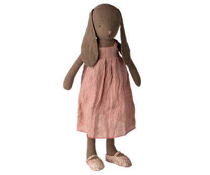 Hase, Größe 4 - Braun - Kleid und Schuhe