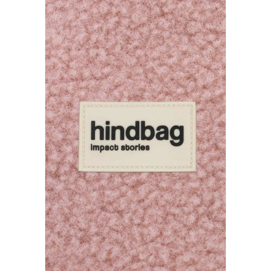 Hindbag Margault Teddy Umhängetasche – Rosa
