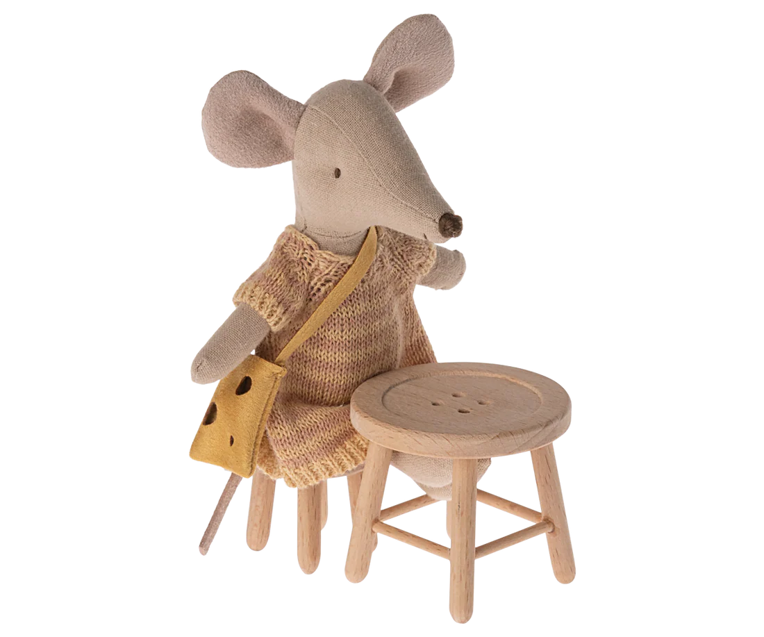 Tisch und Hocker Set, Maus