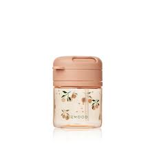 Liewood PAVIA Trinkbecher mit Strohhalm – Peach / Sea Shell