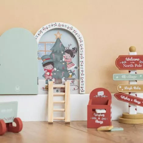 Little Dutch Wichtel Weihnachtstür aus Holz – Christmas Collection