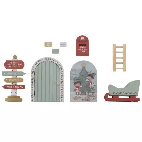 Little Dutch Wichtel Weihnachtstür aus Holz – Christmas Collection