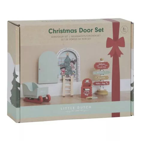 Little Dutch Wichtel Weihnachtstür aus Holz – Christmas Collection