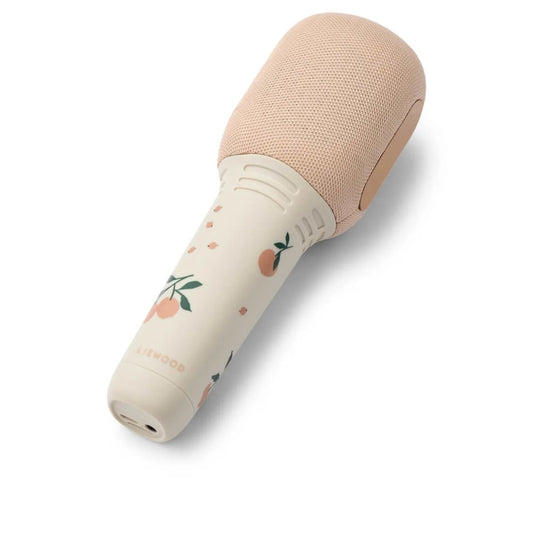 LIEWOOD Beinta Karaoke-Mikrofon – Peach / Sea Shell