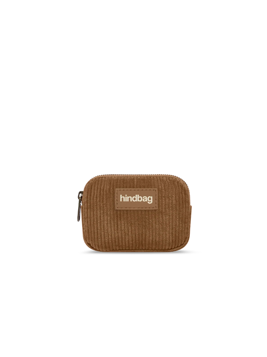 Hindbag Lili Geldbeutel aus Cord – Macchiato