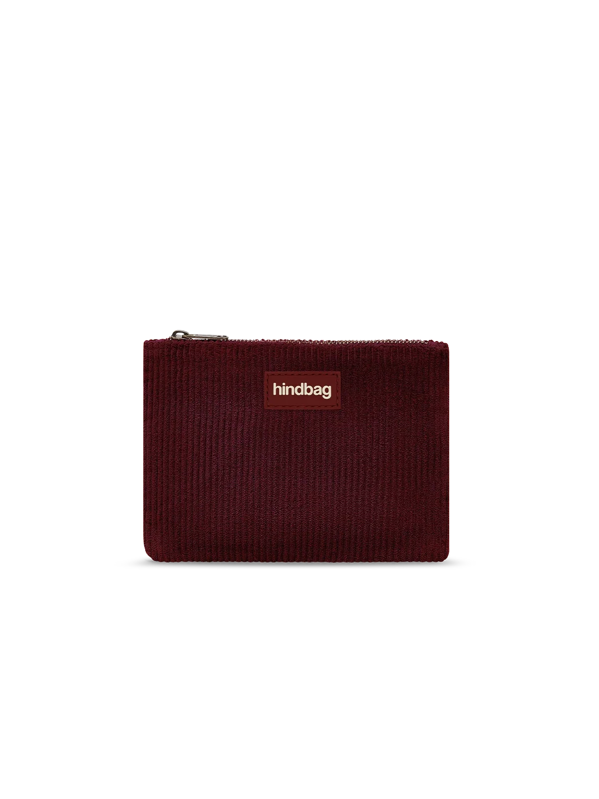 Hindbag Lou Täschchen aus Cord – Bordeauxrot