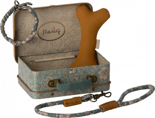 Maileg Hunde-Accessoires im Koffer – Blau