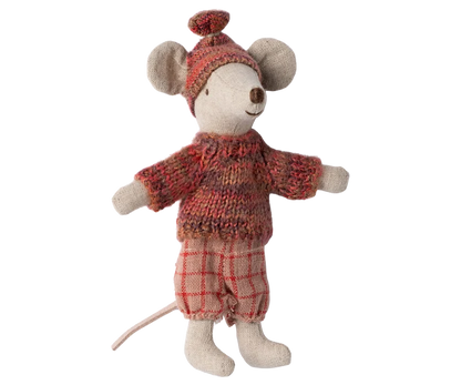 Maileg Wintermaus mit Ski – Große Schwester