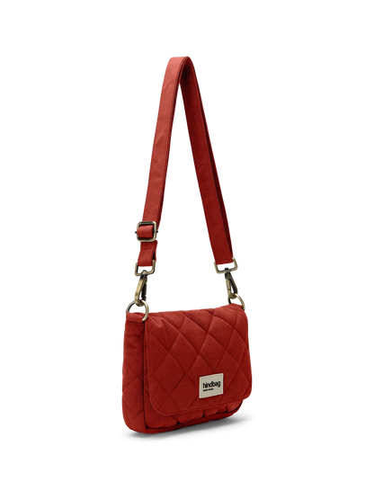 Hindbag Margault gesteppte Umhängetasche – Terracotta