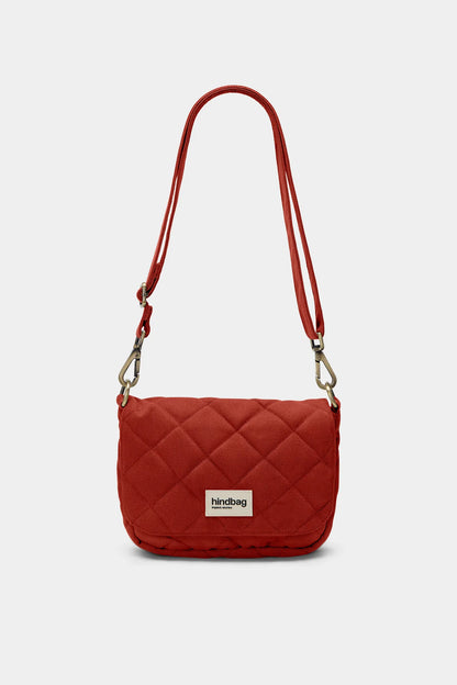 Hindbag Margault gesteppte Umhängetasche – Terracotta