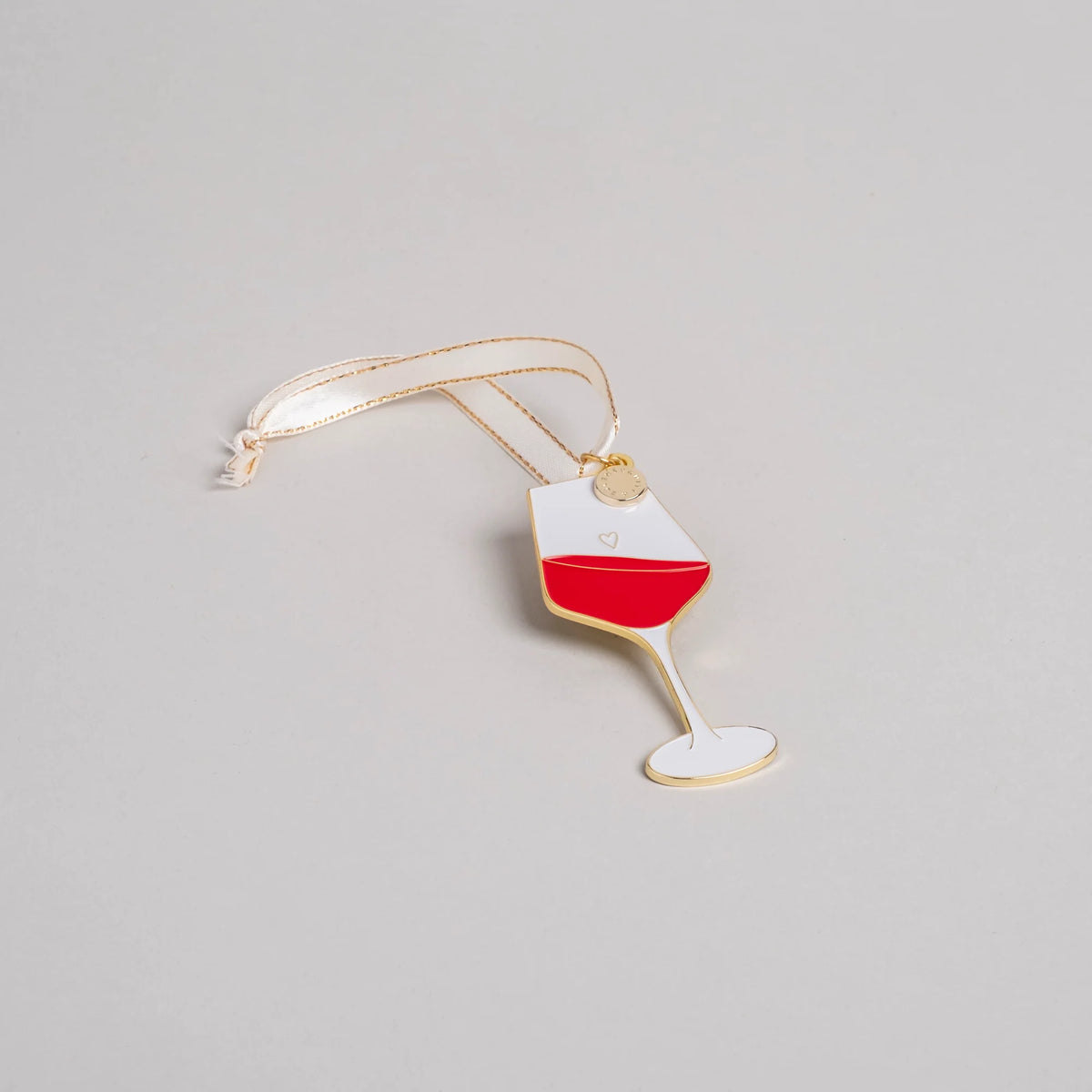 Eulenschnitt Baumschmuck Weinglas – Weihnachtsanhänger aus Metall
