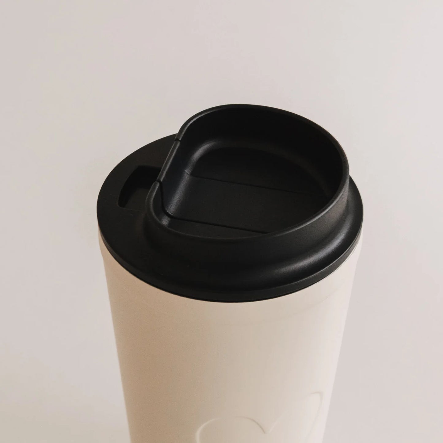 Eulenschnitt To-go Becher Herz Creme