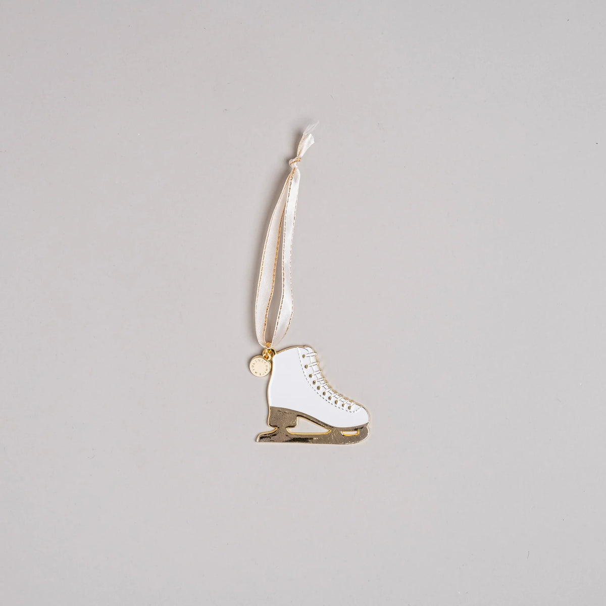 Eulenschnitt Baumschmuck Schlittschuhe – Weihnachtsanhänger aus Metall
