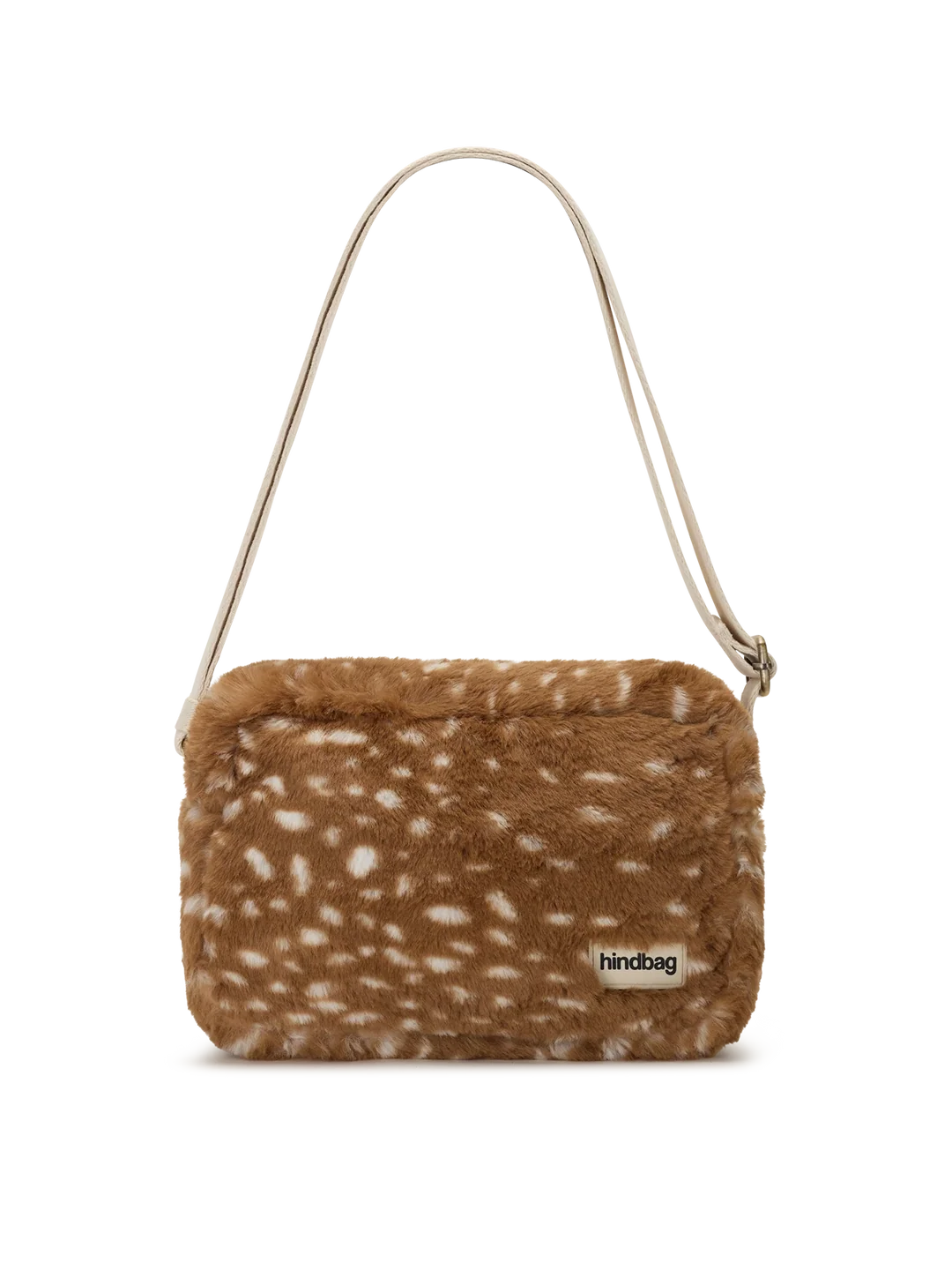 Hindbag Umhängetasche Nino Kunstfell – Rehkitz