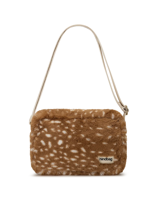 Hindbag Umhängetasche Nino Kunstfell – Rehkitz